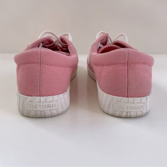 TRETORN Women's Pink White Gold Nylite Canvas Sneakers Size 8.5 - Picture 6 of 8